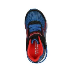 Skechers Kids' Rapid Charge Infant Runners Black / Red / Blue -Fashion Shoes Shop 402030n bkrb b 1