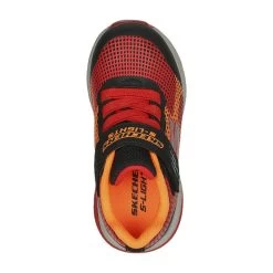 Skechers Kids' Rapid Charge Infant Runners Black / Red -Fashion Shoes Shop 402030nbkrd 2