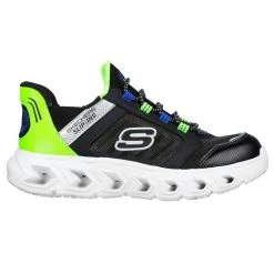 Skechers Kids' Slip-ins: Hypno-Flash 2.0 - Odelux Junior Runners Black / Lime
