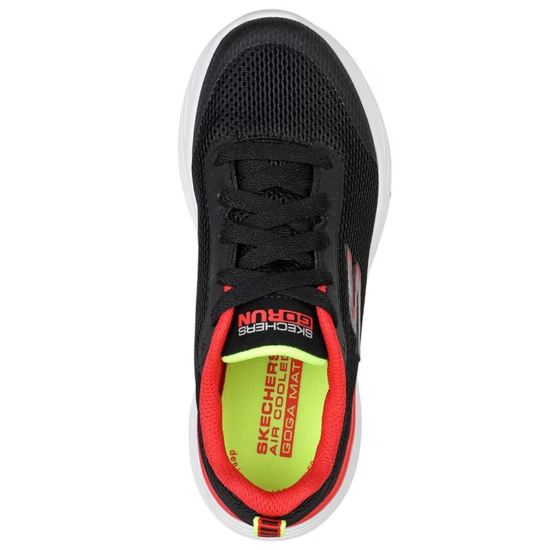 Skechers Kids' Go Run 400 V2 Omega Youth Runners Black / Red 4 Skechers Kids' Go Run 400 V2 Omega Youth Runners Black / Red - Image 4