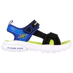 Skechers Kids' Razor Splash Junior Sandals Blue / Black / Lime