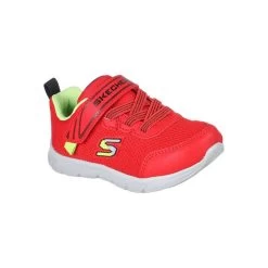 Skechers Kids' Comfy Flex - Mini Infant Runners Red / Black / Lime -Fashion Shoes Shop 407305nrdbk 1