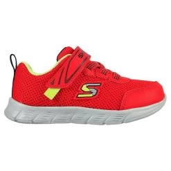 Skechers Kids' Comfy Flex - Mini Infant Runners Red / Black / Lime