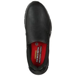 Skechers Men's Work Relaxed Fit®: Nampa - Groton SR Slip-On Runners Black / Black -Fashion Shoes Shop 77157ec blk b large