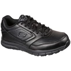Skechers Women's Work Relaxed Fit: Nampa - Wayola SR Lace Up Runners Black 7 Skechers Women's Work Relaxed Fit: Nampa - Wayola SR Lace Up Runners Black -Fashion Shoes Shop 77235ec blk large