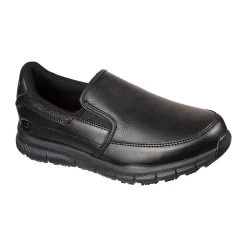 Skechers Women's Work Relaxed Fit: Nampa - Annod SR Slip-On Runners Black / Black -Fashion Shoes Shop 77236ec blk large