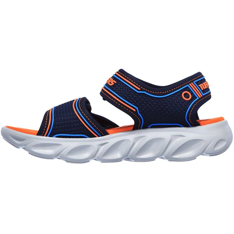 Skechers Kids' S Lights: Hypno-Splash Junior Sandals Navy / Orange 2 Skechers Kids' S Lights: Hypno-Splash Junior Sandals Navy / Orange - Image 2