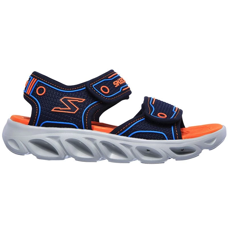 Skechers Kids' S Lights: Hypno-Splash Junior Sandals Navy / Orange 1 Skechers Kids' S Lights: Hypno-Splash Junior Sandals Navy / Orange