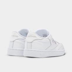 Big Kids' Reebok Classics Club C Casual Shoes White/Sheer Grey - BS6168 649 -Fashion Shoes Shop BS6168 649 P4