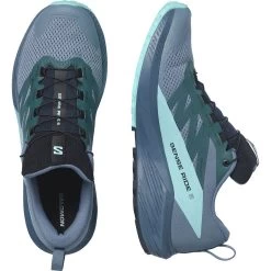 Salomon SENSE RIDE 5 INVISIBLE GTX TRAIL RUNNING SHOE - MEN'S -Fashion Shoes Shop CABLRACHBL D5