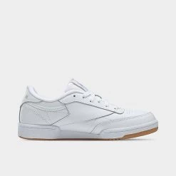 Big Kids' Reebok Classics Club C Casual Shoes White/Gum - CN5646 100 -Fashion Shoes Shop CN5646 100 P3