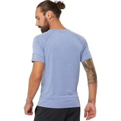 Salomon RUNLIFE SHORT-SLEEVE SHIRT - MEN'S -Fashion Shoes Shop ENGMANHEA D3