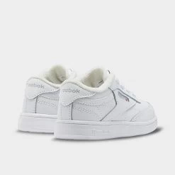 Boys' Toddler Reebok Club C Casual Shoes White/White/White - FZ2095 100 -Fashion Shoes Shop FZ2095 100 P4