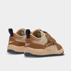 Kids' Toddler Reebok Weebok Clasp Low Casual Shoes Wild Brown/Sahara/Vector Navy - GV8552 211 -Fashion Shoes Shop GV8552 211 P4
