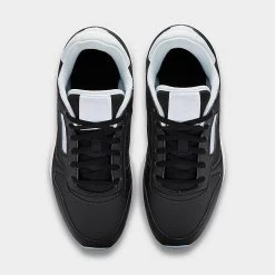 Big Kids' Reebok Classic Leather SP Casual Shoes Core Black/Glass Blue/Footwear White - GZ1597 001 -Fashion Shoes Shop GZ1597 001 P5