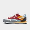 Big Kids' Reebok Classic Leather Casual Shoes Vector Red/Digital Blue/Collegiate - ID0241 630