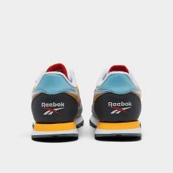 Big Kids' Reebok Classic Leather Casual Shoes Vector Red/Digital Blue/Collegiate - ID0241 630 -Fashion Shoes Shop ID0241 630 P4