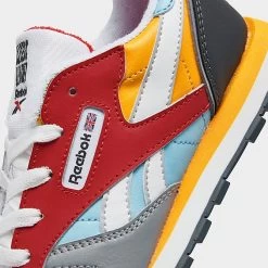 Little Kids' Reebok Classic Leather Casual Shoes Vector Red/Digital Blue/Collegiate - ID0243 630 -Fashion Shoes Shop ID0243 630 P3