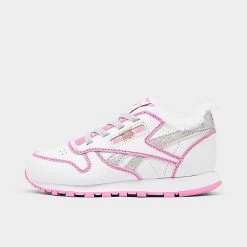 Girls' Toddler Reebok Peppa Pig Classic Leather Casual Shoes White/Pink - IE1646 100