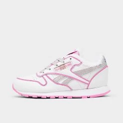 Girls' Little Kids' Reebok Peppa Pig Classic Leather Casual Shoes White/Pink - IE1647 100