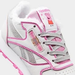 Girls' Little Kids' Reebok Peppa Pig Classic Leather Casual Shoes White/Pink - IE1647 100 -Fashion Shoes Shop IE1647 100 P3