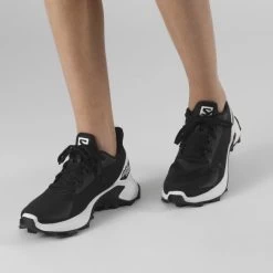 SALOMON JUNIOR'S ALPHACROSS BLAST TRAIL RUNNING SHOES -Fashion Shoes Shop L41116100 4 374c