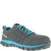 Reebok Women's Sublite Safety Shoes - Grey/Turquoise