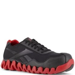 Reebok Men's Zig Pulse Safety Shoes - Black/Red 7 Reebok Men's Zig Pulse Safety Shoes - Black/Red -Fashion Shoes Shop RKRB3016 3