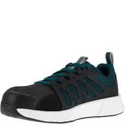 Reebok Women's Fusion Flexweave Safety Shoes - Black/Teal -Fashion Shoes Shop RKRB314 3