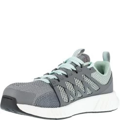 Reebok Women's Fusion Flexweave Safety Shoes - Grey/Mint Green -Fashion Shoes Shop RKRB316 3