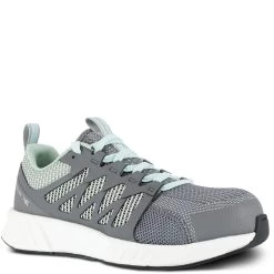 Reebok Women's Fusion Flexweave Safety Shoes - Grey/Mint Green -Fashion Shoes Shop RKRB316 4