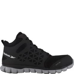 Reebok Men's Sublite Cushion Mid Safety Shoes - Black -Fashion Shoes Shop RKRB4141 2