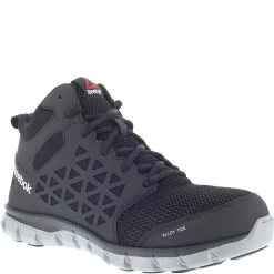 Reebok Men's Sublite Cushion Mid Safety Shoes - Black -Fashion Shoes Shop RKRB4141 3