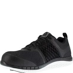 Reebok Men's Print Ultraknit Safety Shoes - Black/White