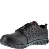 Reebok Women's Sublite Metatarsal Guard Safety Slip On - Black