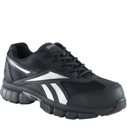 Reebok Men's Cross Trainer Safety Shoes - Black/Silver