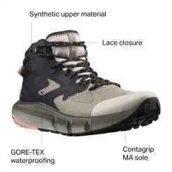 Salomon Predict Hike Mid GTX Shoe - Women's -Fashion Shoes Shop VIKABLMOMO D7