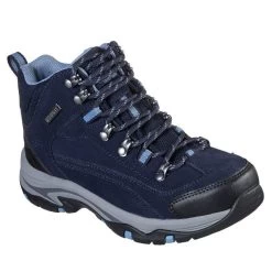 Skechers Women's Trego Alpine Trail Hiking Boot Navy / Blue -Fashion Shoes Shop boot main