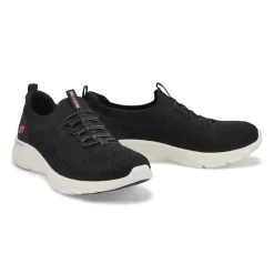 Skechers Womens DLux Comfort Slip On Sneaker - Black -Fashion Shoes Shop https3A2F2Fwww.softmoc.com2FItems2Fimages2F104335 BKW XX4.jpg 640x