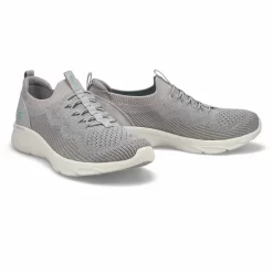 Skechers Womens DLux Comfort Slip On Sneaker - Grey -Fashion Shoes Shop https3A2F2Fwww.softmoc.com2FItems2Fimages2F104335 GRY XX4.jpg 640x