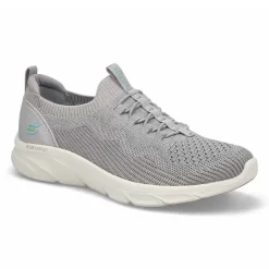 Skechers Womens DLux Comfort Slip On Sneaker - Grey