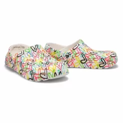 Skechers Womens JGoldcrown Footsteps Clog - White/Multi -Fashion Shoes Shop https3A2F2Fwww.softmoc.com2FItems2Fimages2F111326 WMLT XX4.jpg 640x