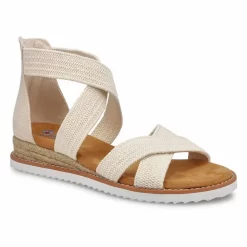 Skechers Lds Desert Nights Casual Sandal- Off White
