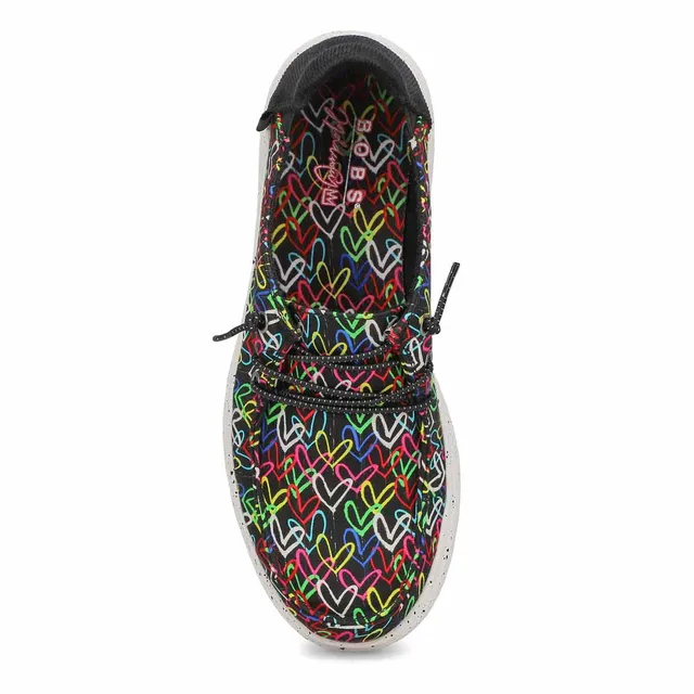 Skechers Womens Bobs Skipper Goldcrown Shoe- Black/Multi 2 Skechers Womens Bobs Skipper Goldcrown Shoe- Black/Multi - Image 2