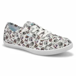 Skechers Womens Bobs B Cute Keep It Cool Sneaker - White