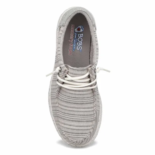 Skechers Womens Bobs Skipper Stripe Beach Shoe 2 Skechers Womens Bobs Skipper Stripe Beach Shoe - Image 2