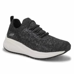 Skechers Womens Bobs Sport Sparrow 2.0 Sneaker - Black