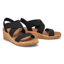 Skechers Womens Arch Fit Beverlee Wedge Sandal - Black 7 Skechers Womens Arch Fit Beverlee Wedge Sandal - Black -Fashion Shoes Shop https3A2F2Fwww.softmoc.com2FItems2Fimages2F119260 BLK XX4.jpg 640x