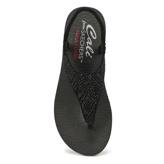 Skechers Womens Meditation Cool Eclipse Sandal - Black 2 Skechers Womens Meditation Cool Eclipse Sandal - Black - Image 2
