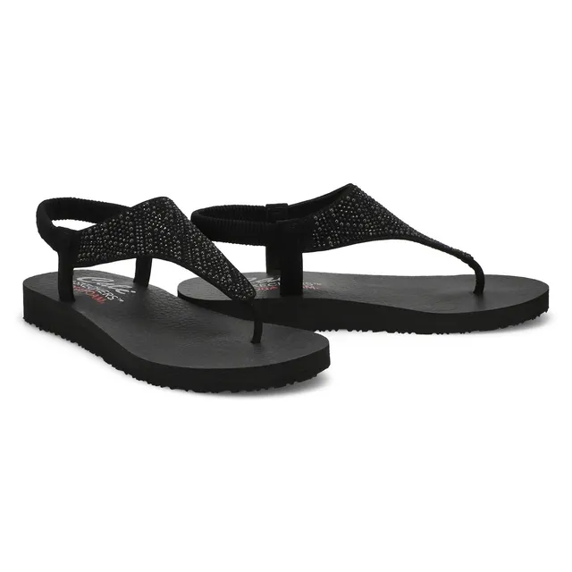 Skechers Womens Meditation Cool Eclipse Sandal - Black 4 Skechers Womens Meditation Cool Eclipse Sandal - Black - Image 4